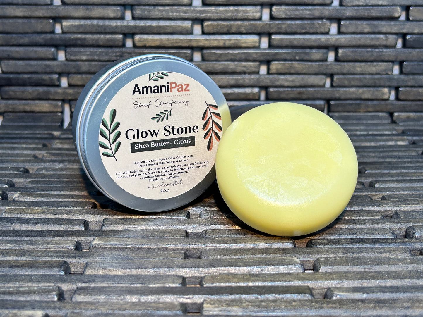 GLOW STONE / Shea Butter & Citrus / Night Bar