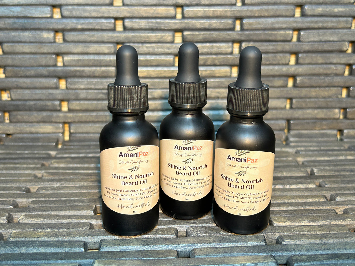 SHINE & NOURISH BEARD OIL / Juniper Berry & Orange