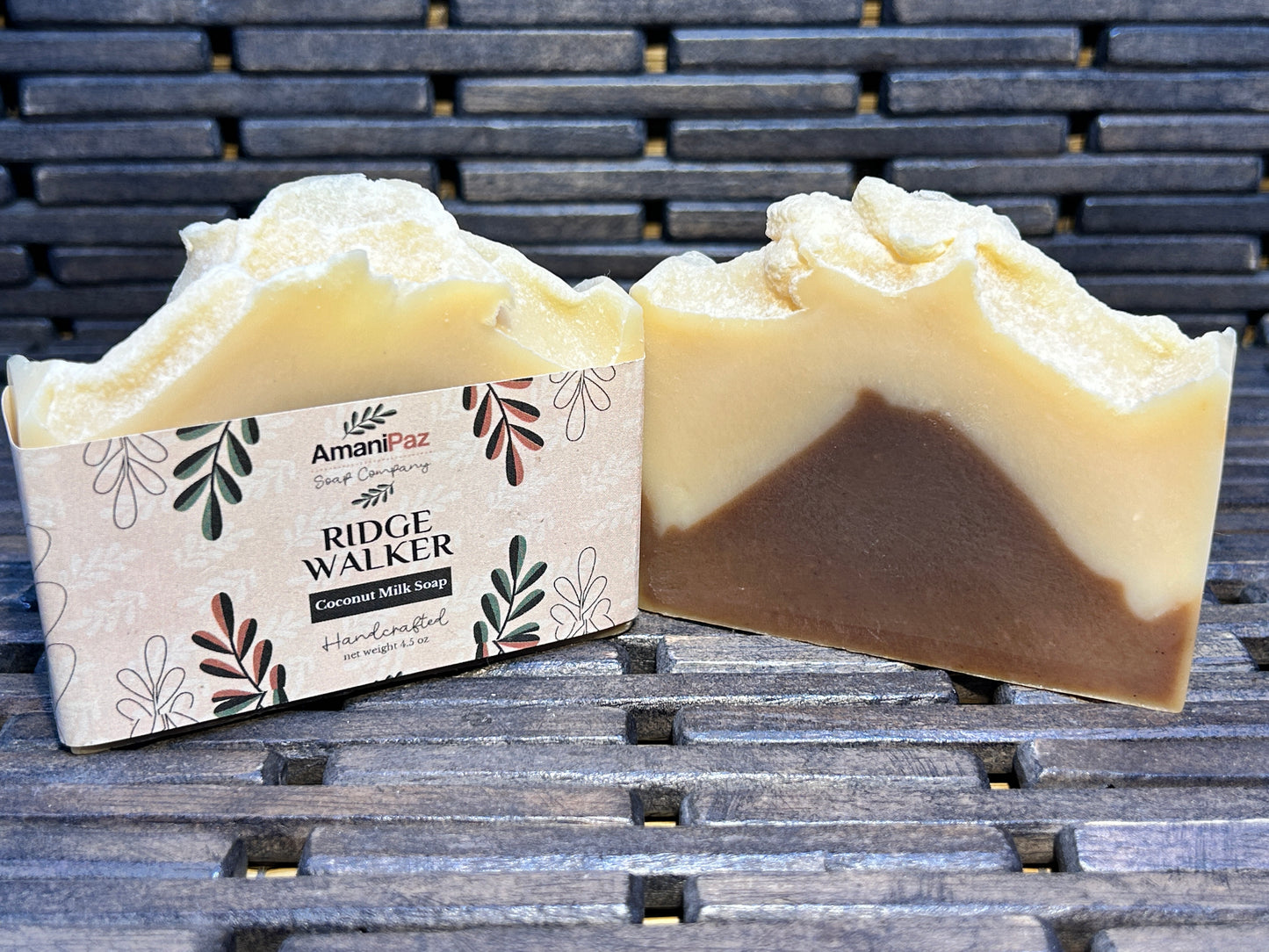 ESSENTIAL OILS Cedarwood, Fir Needle, Patchouli, Juniper Berry . ALL NATURAL SOAP