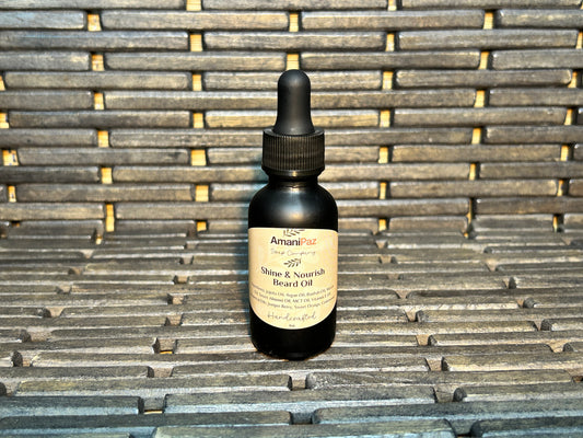SHINE & NOURISH BEARD OIL / Juniper Berry & Orange