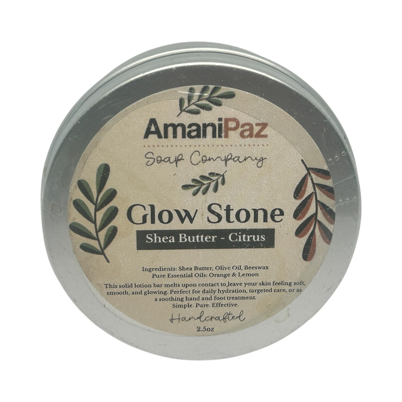 GLOW STONE / Shea Butter & Citrus / Night Bar