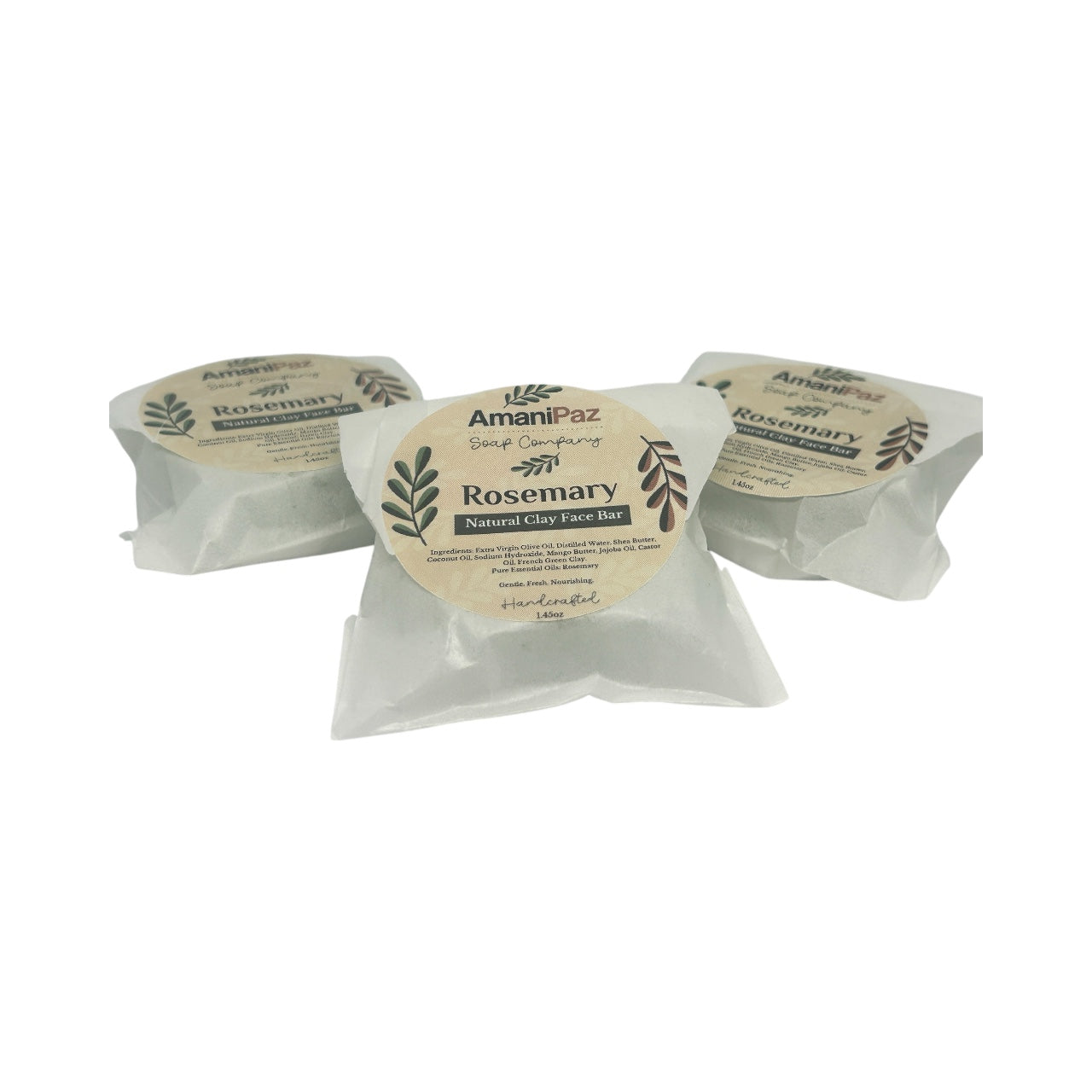 ROSEMARY / Natural Clay Face Bar